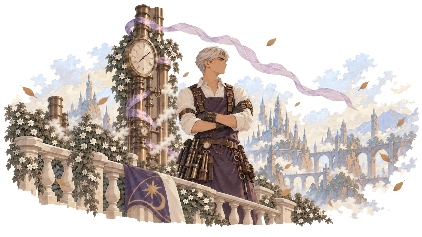 The Sentinel, an illustrated scene